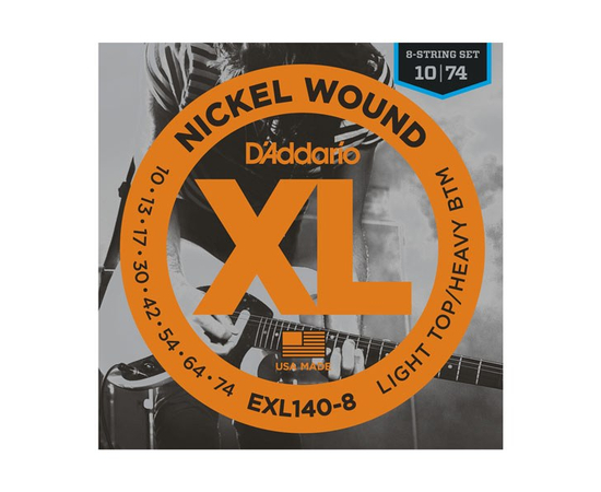 Струны D`ADDARIO EXL140-8 LIGHT TOP / HEAVY BOTTOM 8 STRING (10-74) - 98997 за 778 грн. | 4Club