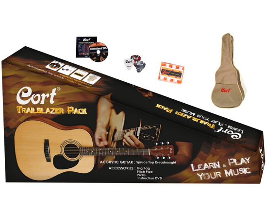 Акустическая гитара в наборе CORT CAP810 NS