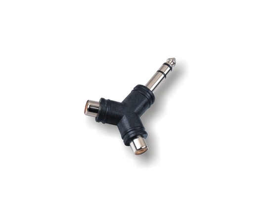Переходник 2 x RCA female (мама) - Jack 6.3 stereo male (папа) Roxtone RA048 - 105920 за 17 грн. | 4Club