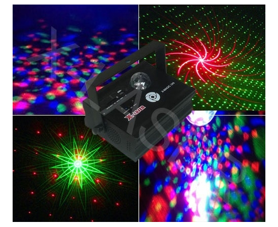 Лазер X-Laser X-MAGIC 248 laser+LED+MP3+Remote control Grating Pattern - 106009 за 0 грн. | 4Club