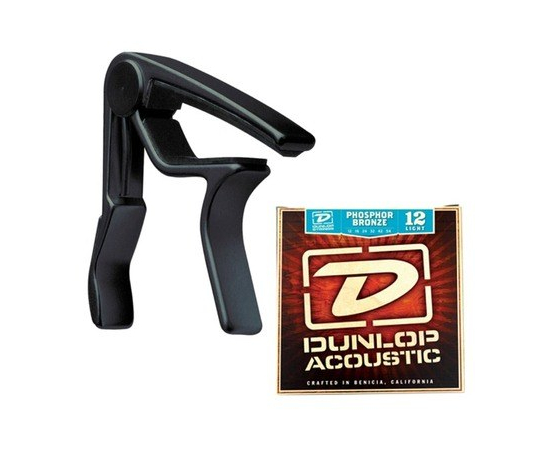 Каподастр TRIGGER ACOUSTIC CAPO PLUS STRINGS DUNLOP 83CBA12 AC - 106206 за 0 грн. | 4Club