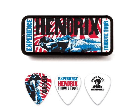 Медиаторы JIMI HENDRIX TRIBUTE TOUR PICK TIN (MEDIUM) DUNLOP JHPT09M - 106222 за 695 грн. | 4Club