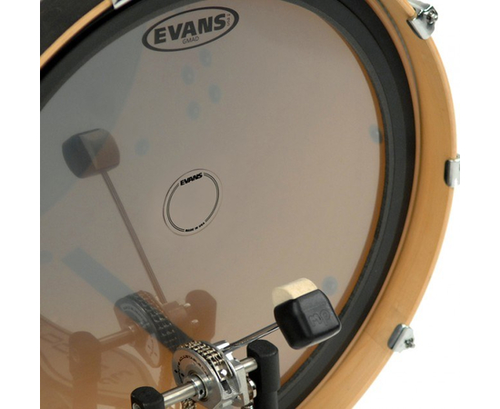 Кик пэд для бас-барабана EVANS EQPC1 EQ PATCH CLEAR SINGLE