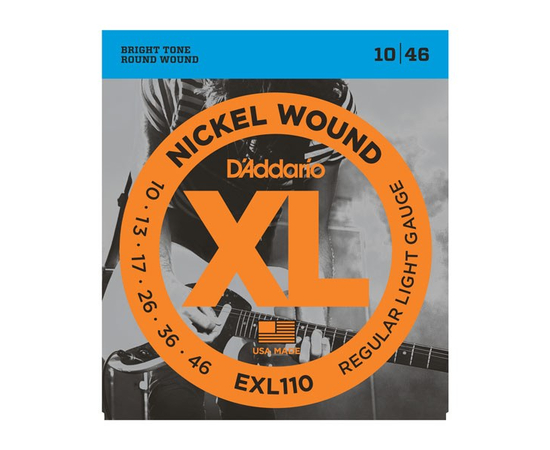 Струны для электрогитары D`ADDARIO EXL110 XL REGULAR LIGHT (10-46) - 106177 за 391 грн. | 4Club