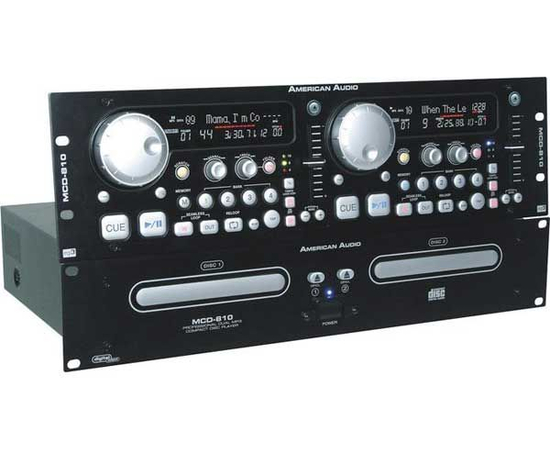 Профессиональный сдвоенный CD/MP3 проигрыватель American Audio MCD 810 - 106517 за 0 грн. | 4Club