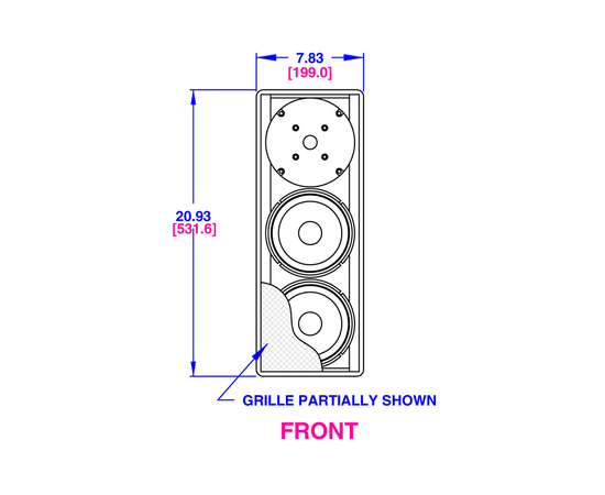Пассивная акустическая система EAW JF80z White