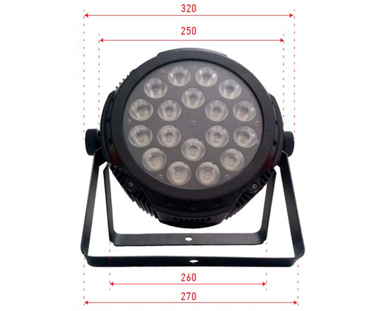 Светодиодный прожектор PRO LUX PAR 1815, фото 