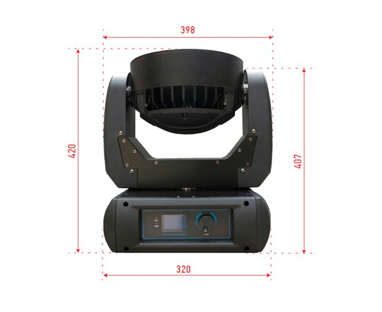 Светодиодная LED голова Pro LUX LED 3712