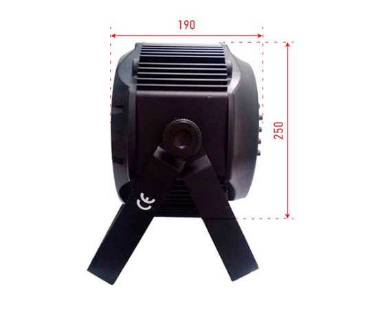 Светодиодный прожектор PRO LUX PAR 1815, фото , изображение 3