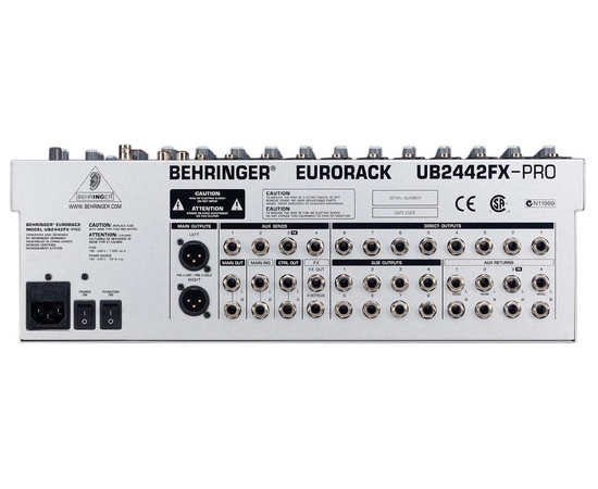 Микшерный пульт Behringer UB2442FXPRO