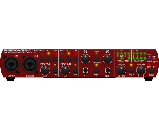 Аудиоинтерфейс Behringer FCA610