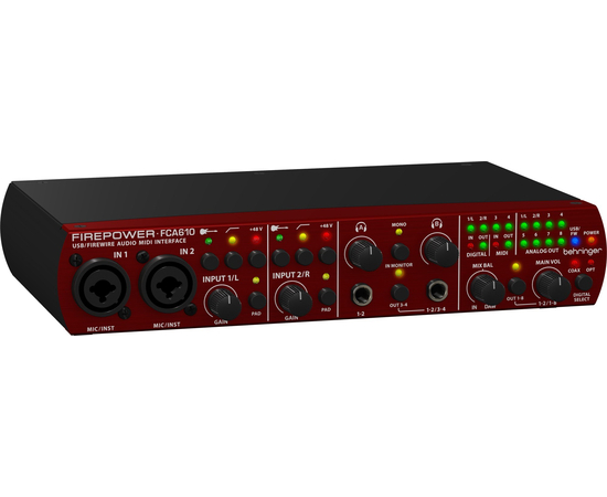 Аудиоинтерфейс Behringer FCA610 - 107101 за 0 грн. | 4Club