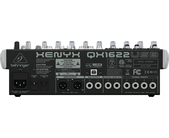 Микшерный пульт BEHRINGER XENYXQX1622USB