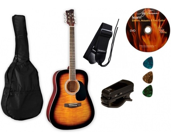 Гитарный набор Jay Turser JJ45 PAK TSB