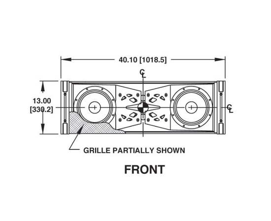 Пассивная акустическая система EAW KF740P-WP Black