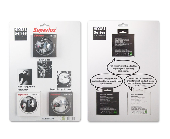 Набор наушников SUPERLUX HD-381 SET - 70500 за 0 грн. | 4Club