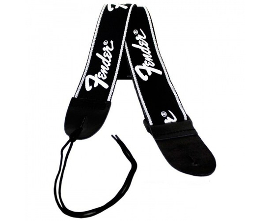 Ремень для гитары FENDER STRAP 2 BLACK WHITE LOGO 099-0662-080 - 107534 за 680 грн. | 4Club
