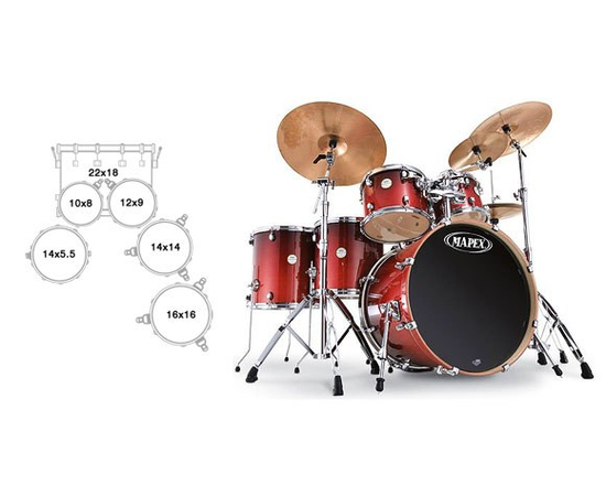 Ударная установка MAPEX MR6285MB - 107172 за 0 грн. | 4Club
