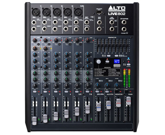Микшерный пульт ALTO PROFESSIONAL LIVE 802 - 108065 за 0 грн. | 4Club