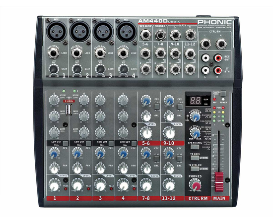 Микшерный пульт Phonic AM 440 D USB-K-2 - 108846 за 0 грн. | 4Club