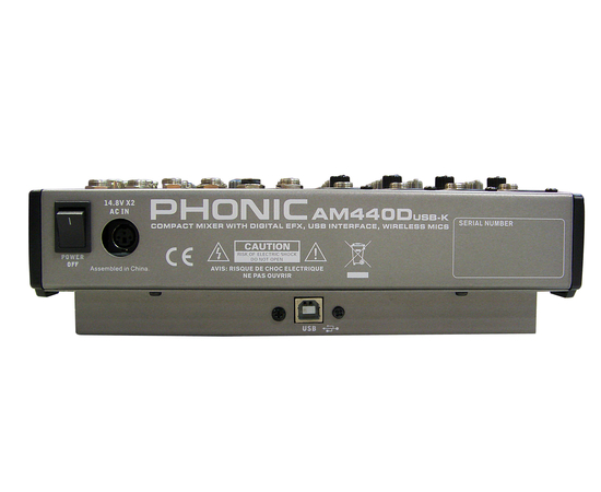 Микшерный пульт Phonic AM 440 D USB-K-2