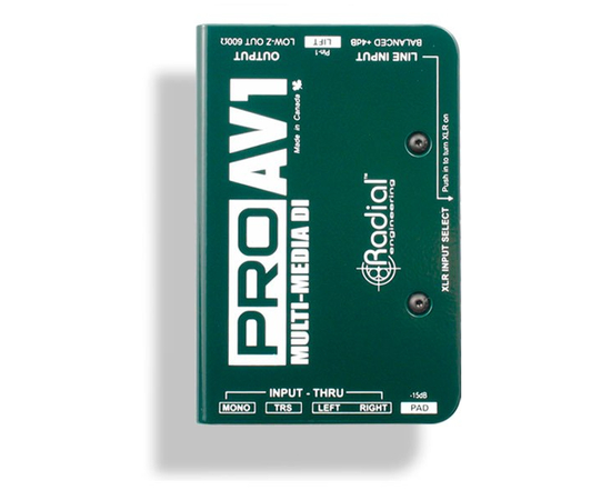 Директ-бокс Radial Pro AV1 - 108973 за 8712 грн. | 4Club