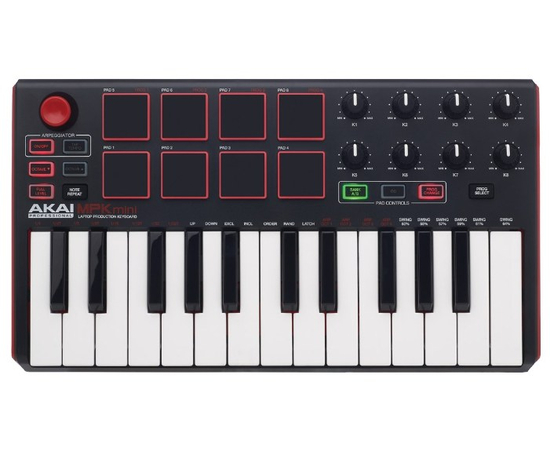 MIDI-контроллер 25 клавиш AKAI MPK MINI MK2