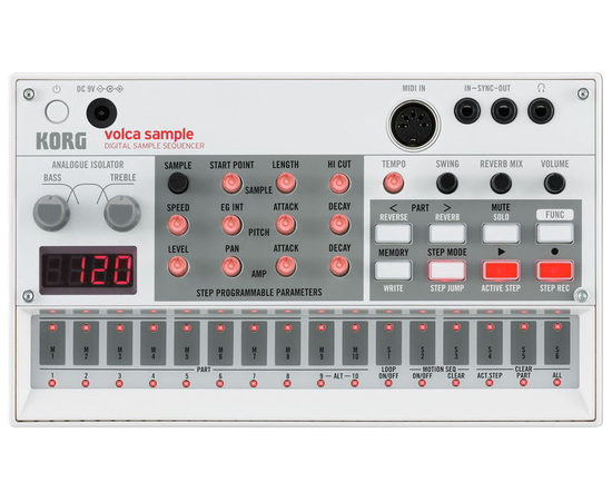 Аналоговый синтезатор/сэмплер KORG VOLCA-SAMPLE 100015722000 - 109338 за 0 грн. | 4Club