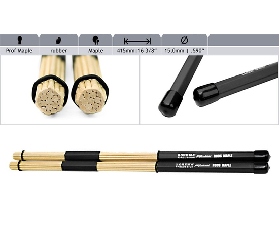 Родсы Rohema Rods Professional Maple - 109034 за 892 грн. | 4Club