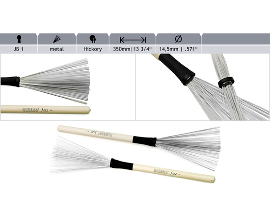 Щётки Rohema Brushes Jazz JB1 - 109073 за 1191 грн. | 4Club