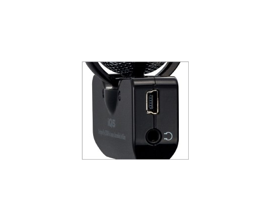 Портативный внешний стерео микрофон для iPhone, iPad и iPod Touch Zoom iQ5 Black