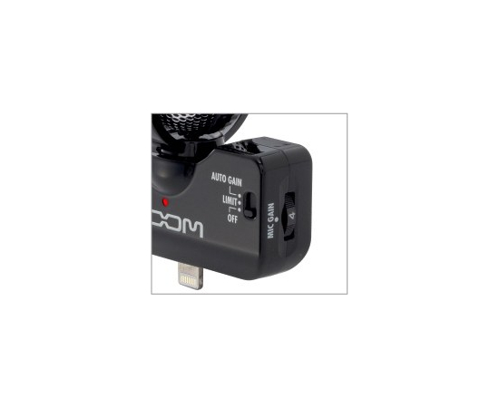 Портативный внешний стерео микрофон для iPhone, iPad и iPod Touch Zoom iQ5 Black