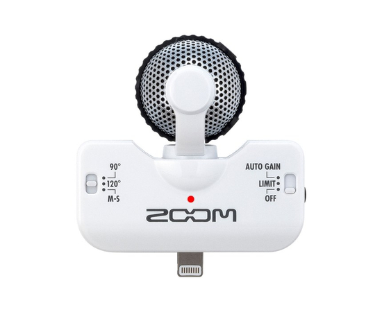 Портативный внешний стерео микрофон для iPhone, iPad и iPod Touch Zoom iQ5 White - 109161 за 0 грн. | 4Club