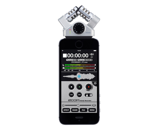 Портативный внешний стерео микрофон для iPhone, iPad и iPod Touch Zoom iQ6