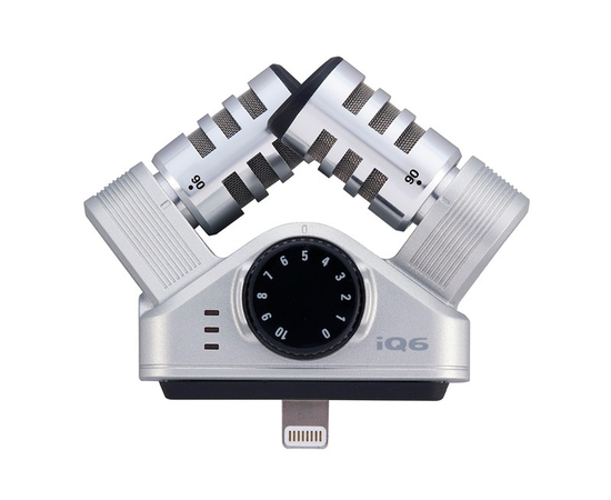 Портативный внешний стерео микрофон для iPhone, iPad и iPod Touch Zoom iQ6