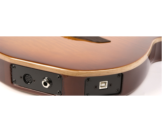 Гитара GODIN 034017 - ACS Light Burst Flame SA/USB with Bag