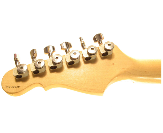 Гитара G&L S500 (Clear Red, Maple, 3-ply Pearl)