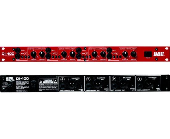 Обработка звука BBE DI-400 direct box