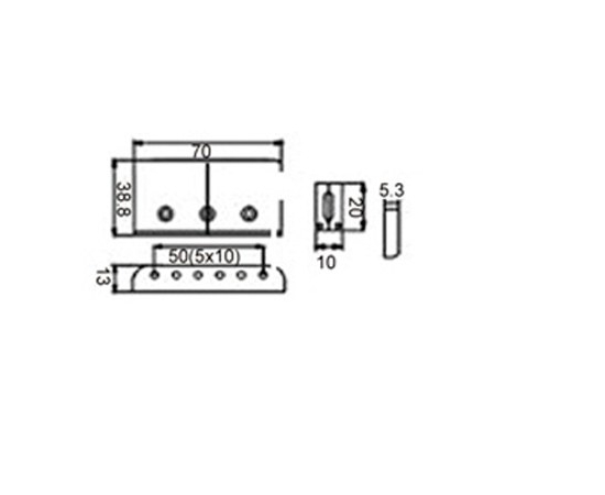 Струнодержатель DR PARTS EBR5/CR