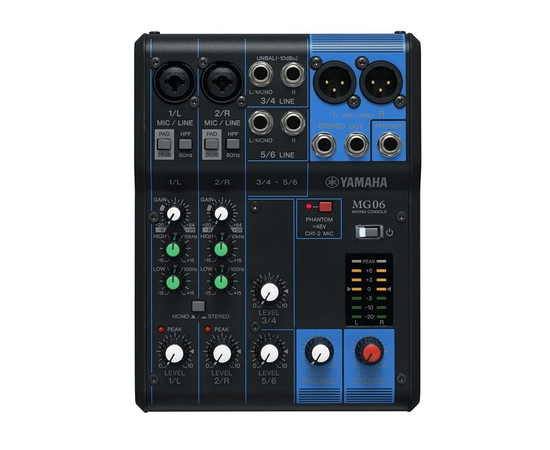 Аналоговый микшерный пульт YAMAHA MG06 - 109506 за 8730 грн. | 4Club