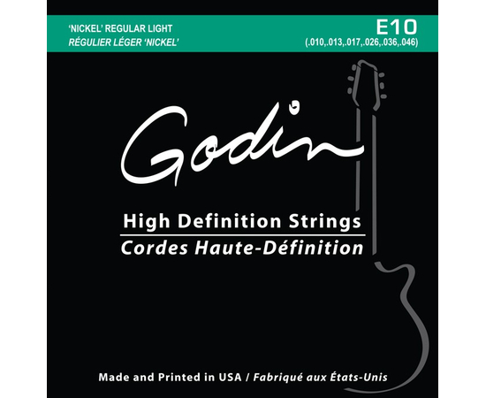 Струны GODIN 008964 E-10 - Strings Electric Guitar 010 - 109760 за 0 грн. | 4Club