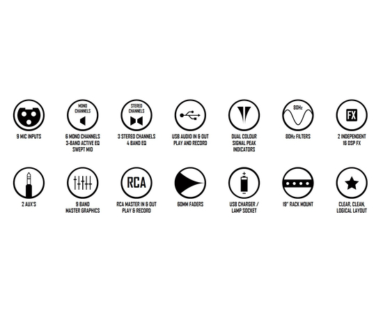 Микшерный пульт HH PERFORMER-FX