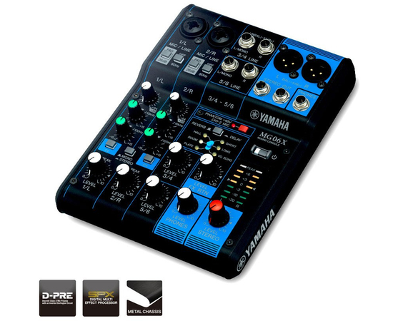 Аналоговый микшерный пульт YAMAHA MG06x - 109507 за 10380 грн. | 4Club