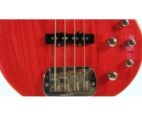 Бас гитара G&L MJ-4 (Clear Red, rosewood)