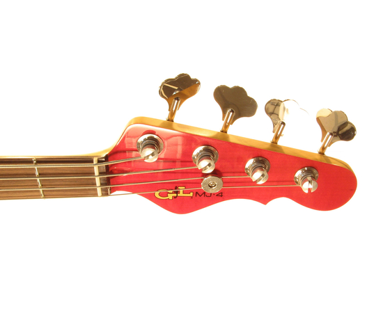 Бас гитара G&L MJ-4 (Clear Red, rosewood)