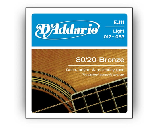 Струны для акустических гитар D`ADDARIO EJ11 - 110730 за 417 грн. | 4Club