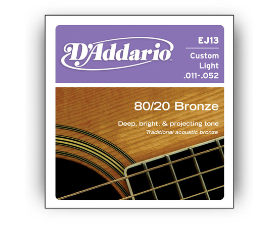 Струны для акустических гитар D`ADDARIO EJ13 - 110732 за 417 грн. | 4Club