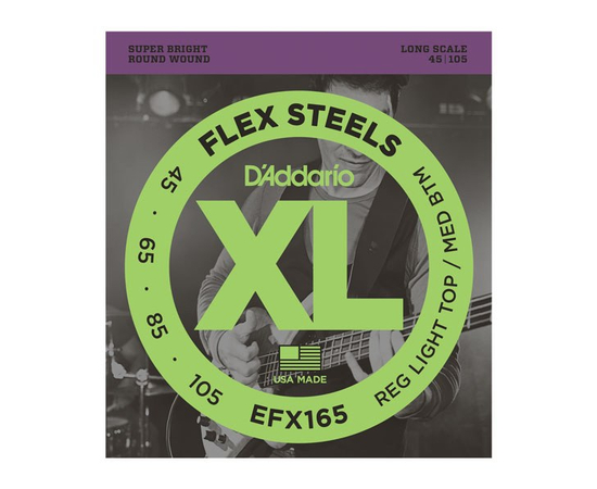 Струны для бас-гитар D`ADDARIO EFX165 - 110738 за 0 грн. | 4Club