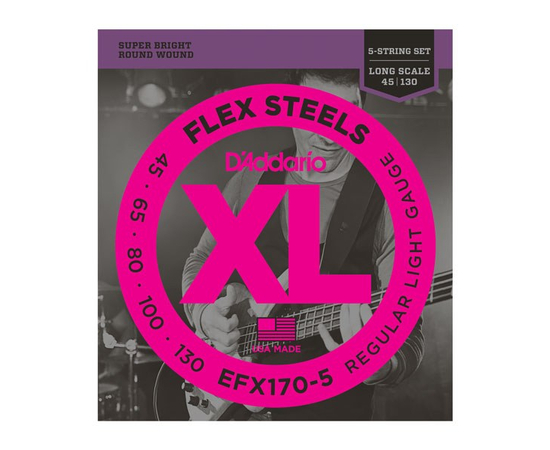 Струны для бас-гитар D`ADDARIO EFX170-5 - 110740 за 0 грн. | 4Club