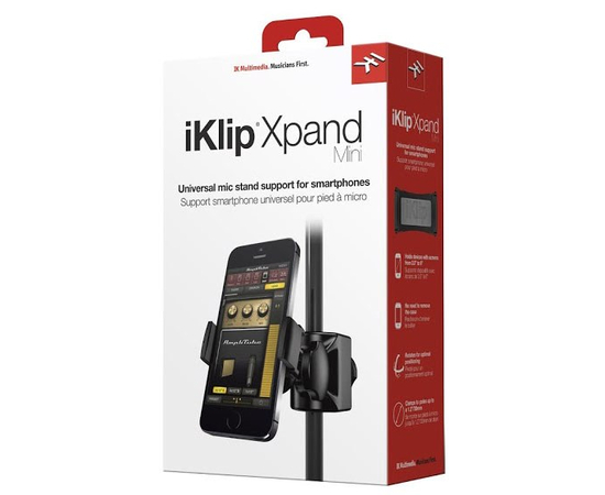 Держатель для смартфона IK MULTIMEDIA IKLIP Xpand Mini - 110958 за 2780 грн. | 4Club